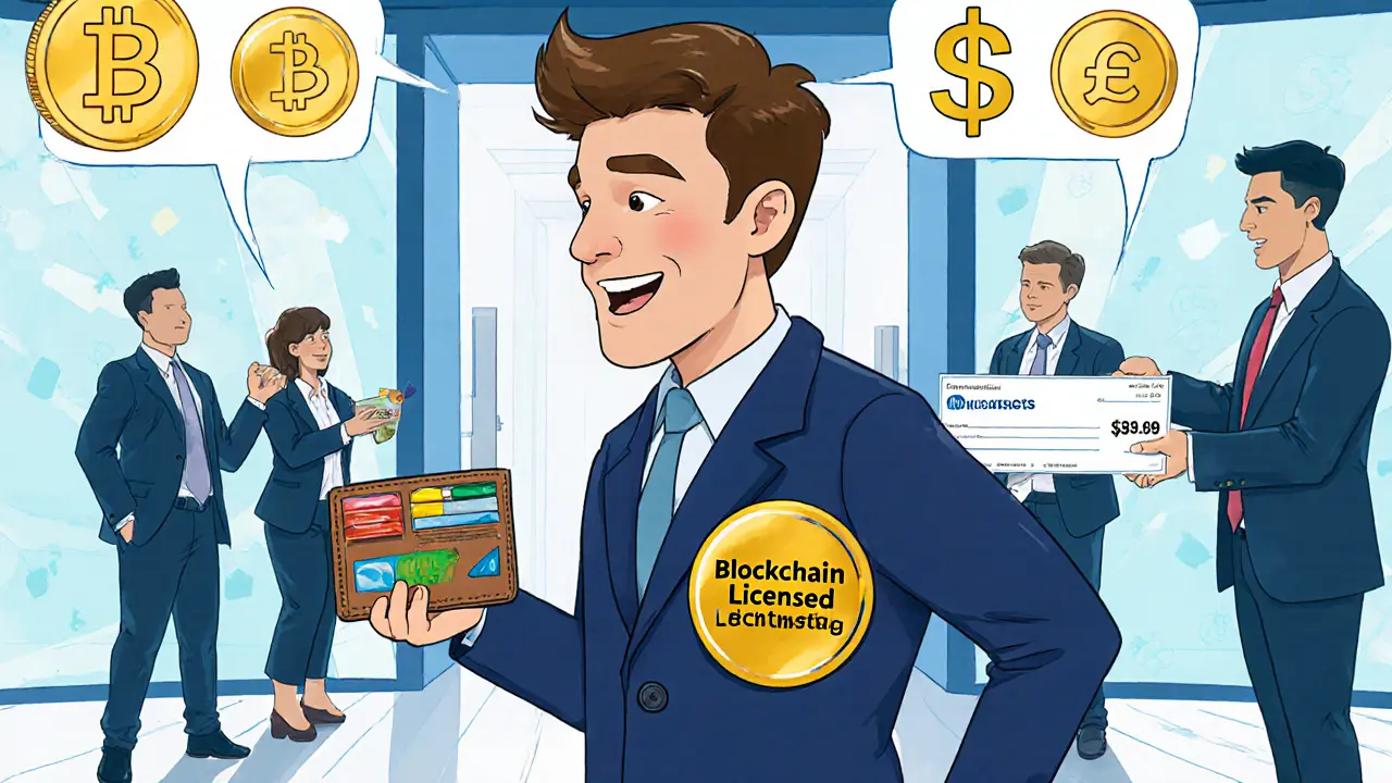 A licensed crypto trader in Liechtenstein receiving a bank account with crypto-friendly services.