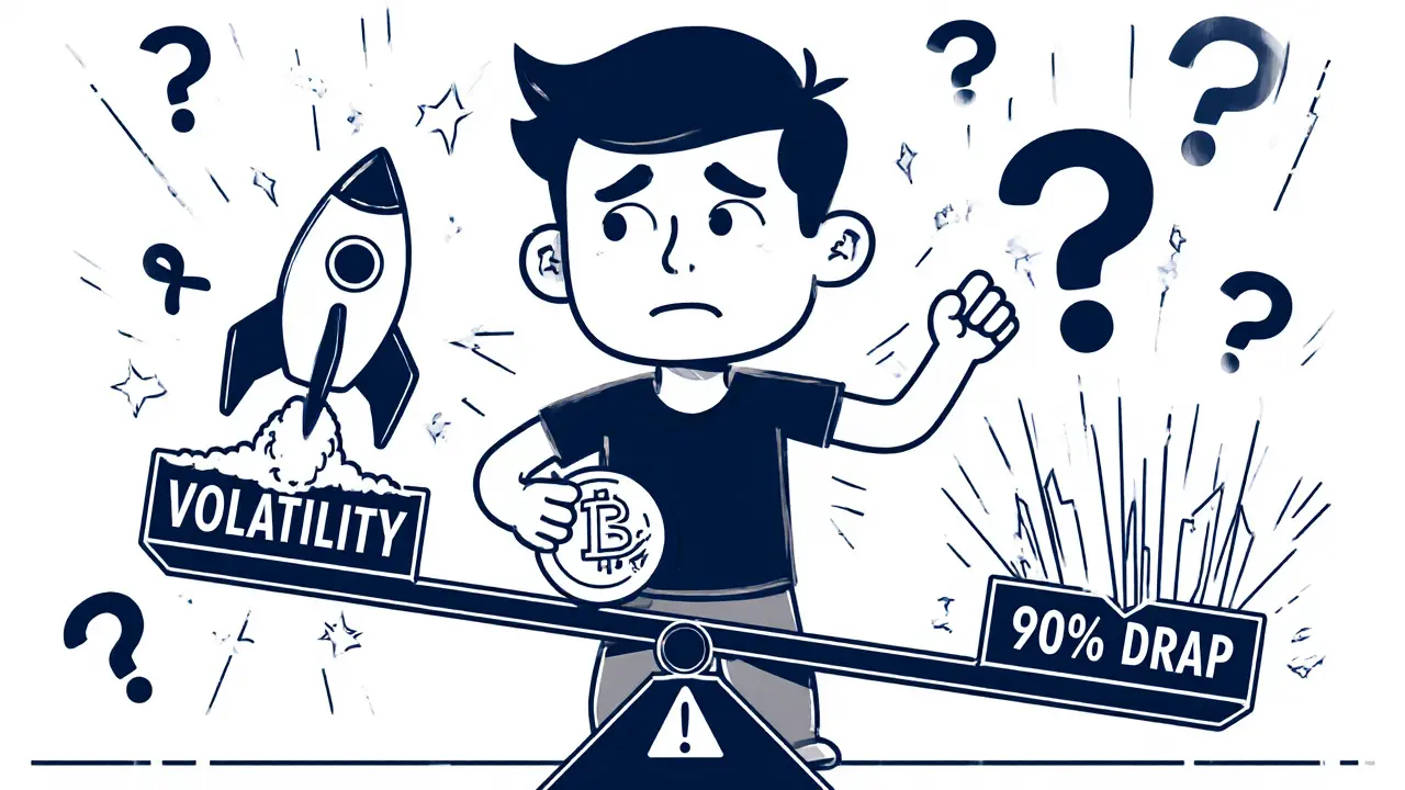 Trader on a volatility seesaw with CRX token price soaring and crashing dramatically