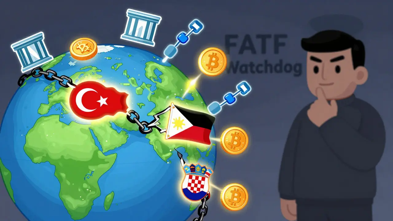 How Turkey, UAE, Philippines, and Croatia Got Off FATF's Grey List and Boosted Crypto Growth
