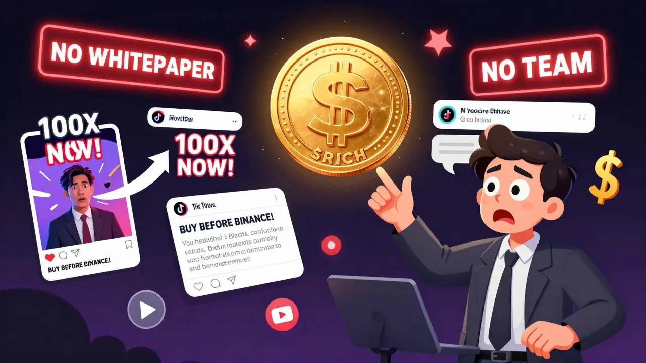 What is $RICH crypto coin? The truth about this unverified token