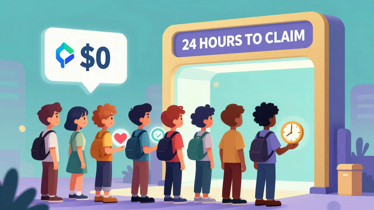 Players line up at a BSCStarter portal to claim ELIXIR tokens, with CoinMarketCap's <h2>What to Expect When It Drops</h2> market cap floating above them.