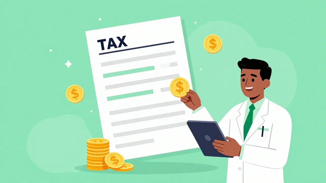 An accountant organizing cryptocurrency profits for tax compliance in Nigeria.