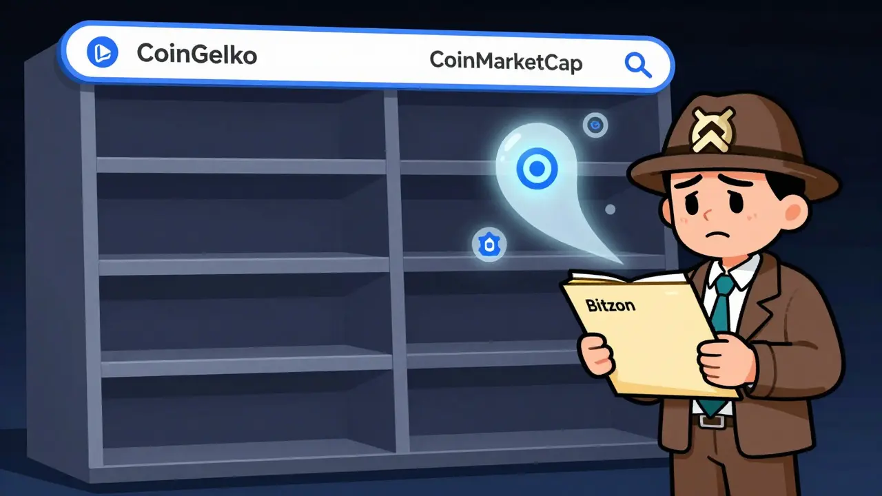 Illustration of an empty search result for a missing exchange