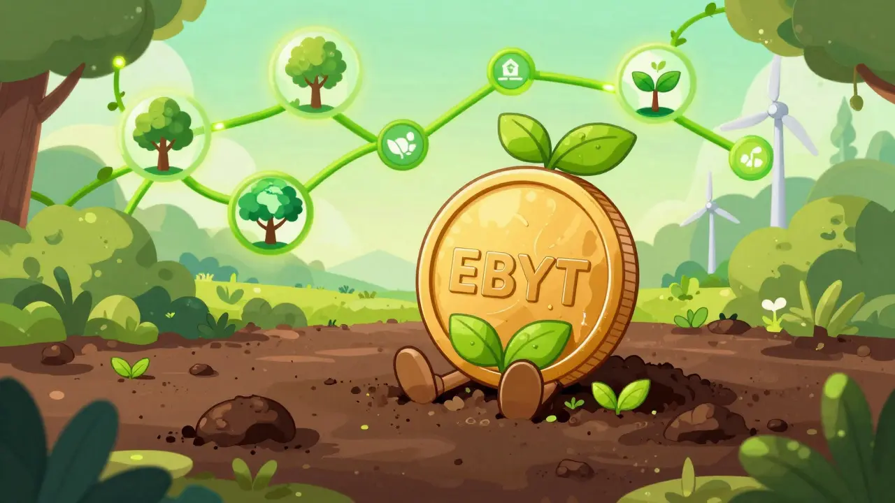What is EarthByt (EBYT) Crypto? Tokenomics, Price, and Environmental Claims