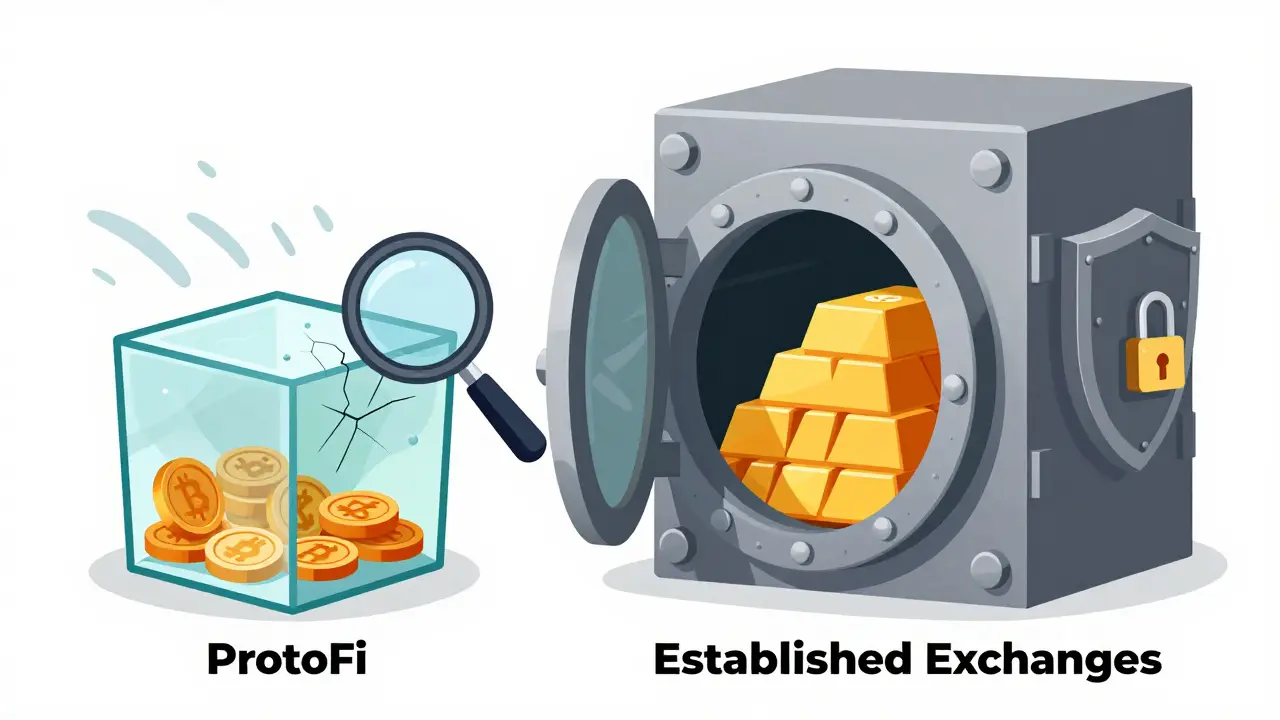 Cartoon comparison of weak vs strong crypto security