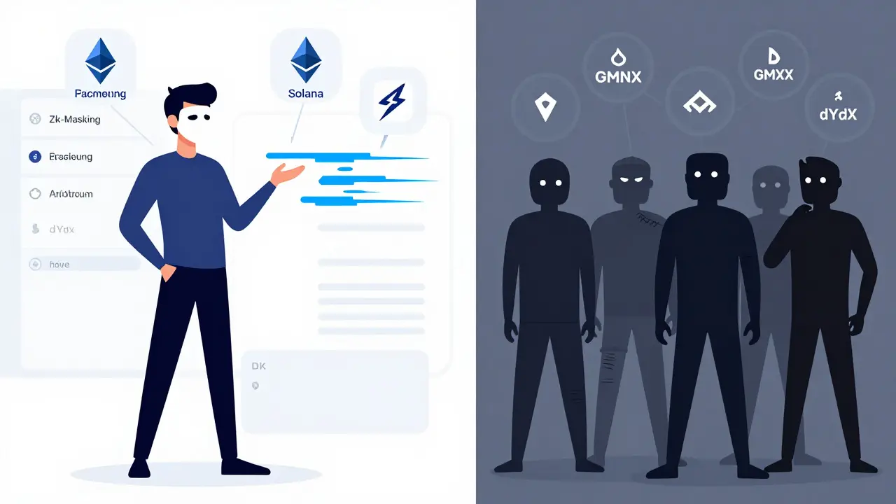 Paradex user with privacy mask blocking bots and competitors