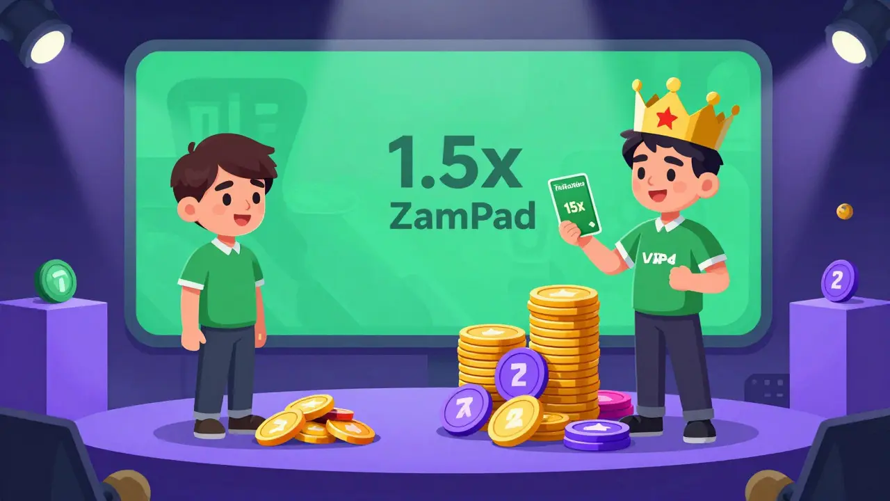 VIP holder receiving double token allocation compared to regular user