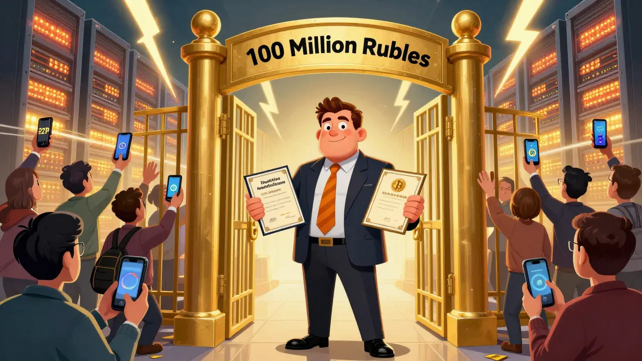 Wealthy investor behind golden gate while others use shadow P2P markets