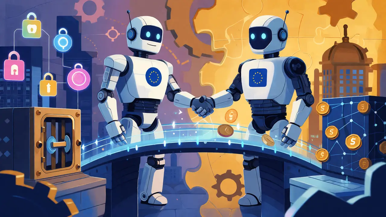 EU regulators bridging PSD2 and MiCA with SCA security locks.